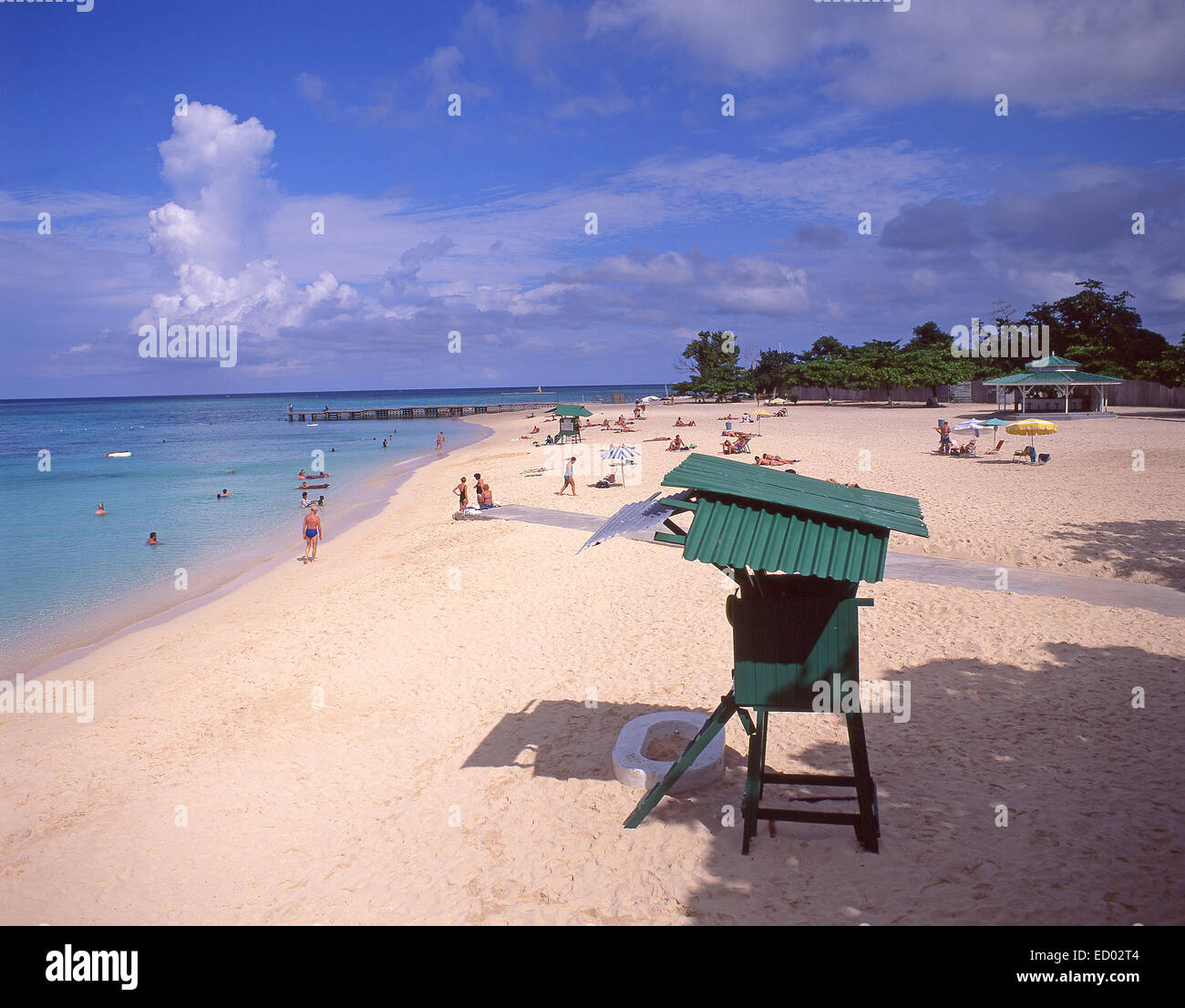 Doctor's Cave Beach Club, Montego Bay, St James Parish, Jamaica, Greater Antilles, Caribbean Stock Photo