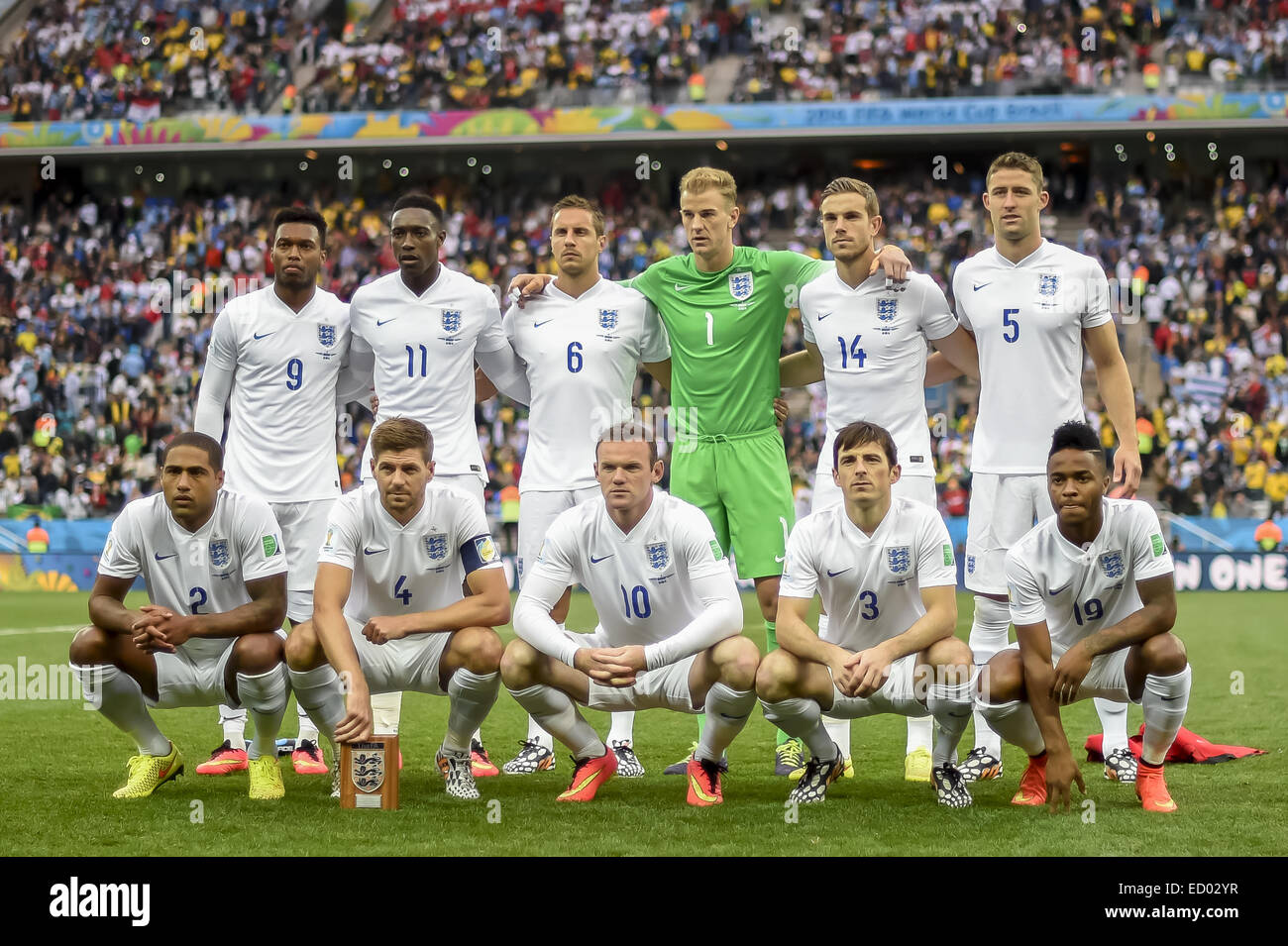 2014 FIFA World Cup Group D Match England V Uruguay Held At Arena 