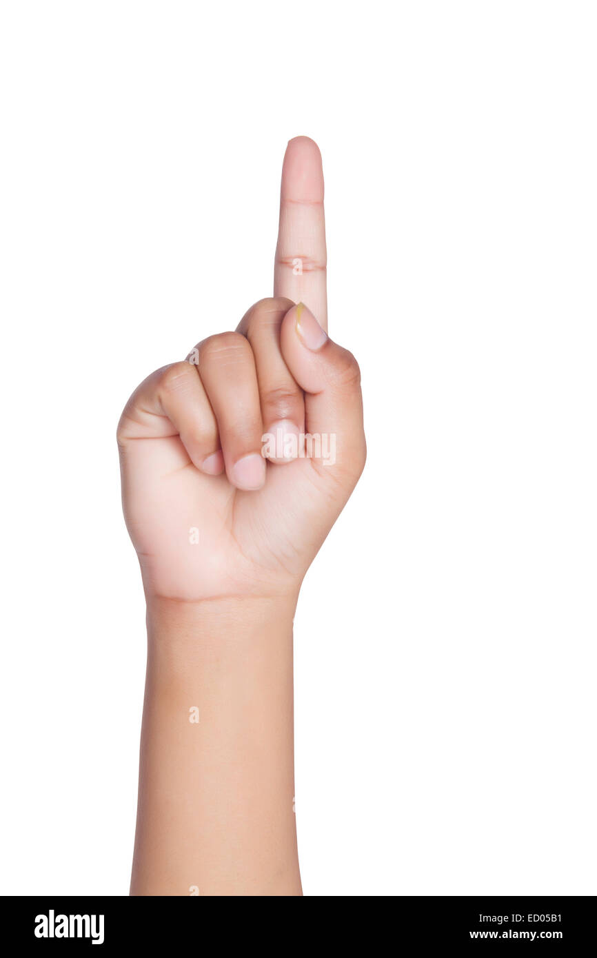 1 child Boy hand Finger part of Stock Photo