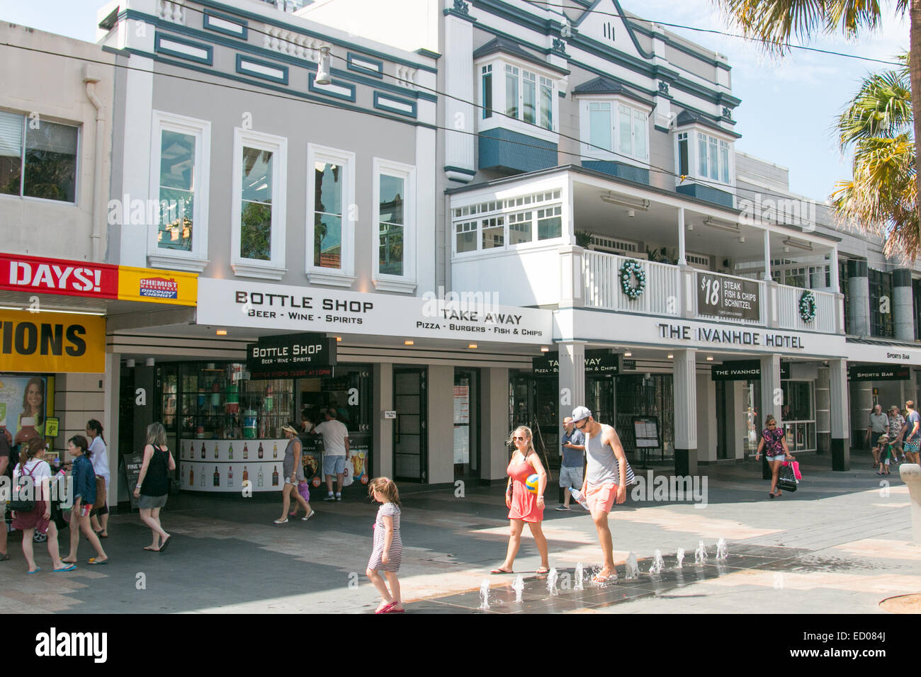 the corso in manly sydney Stock Photo