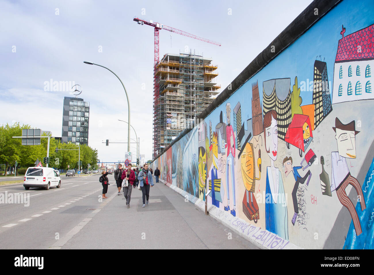 Berlin wall, Germany Stock Photo