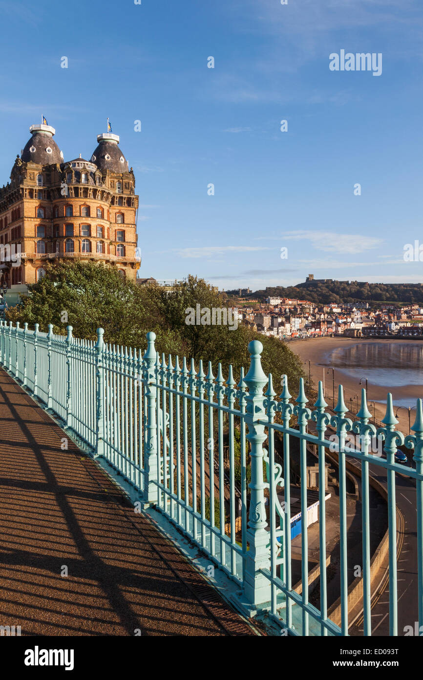 England, Yorkshire, Scarborough, The Grand Hotel Stock Photo