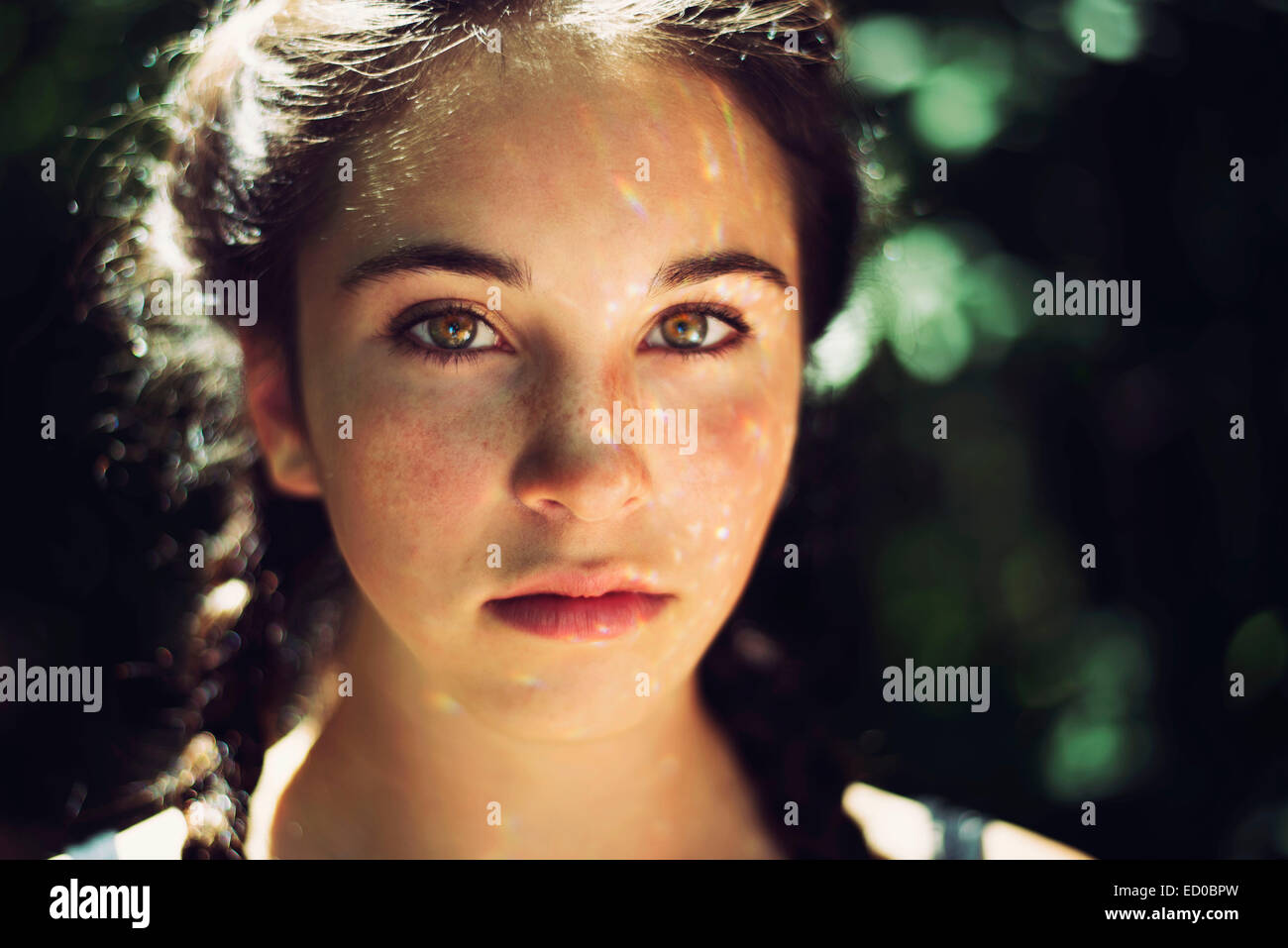 Portrait of beautiful young woman Stock Photo - Alamy