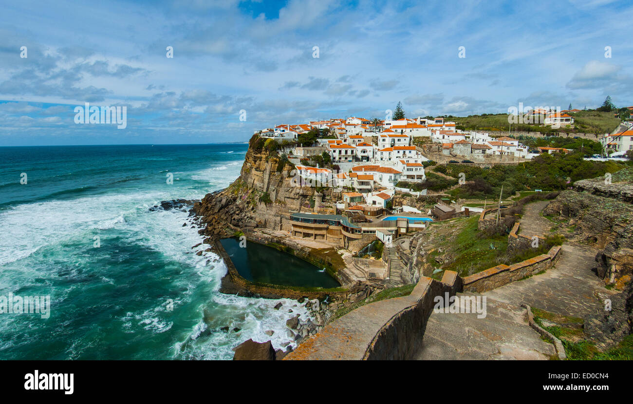 Portugal, Sintra, Azenhas do Mar Stock Photo