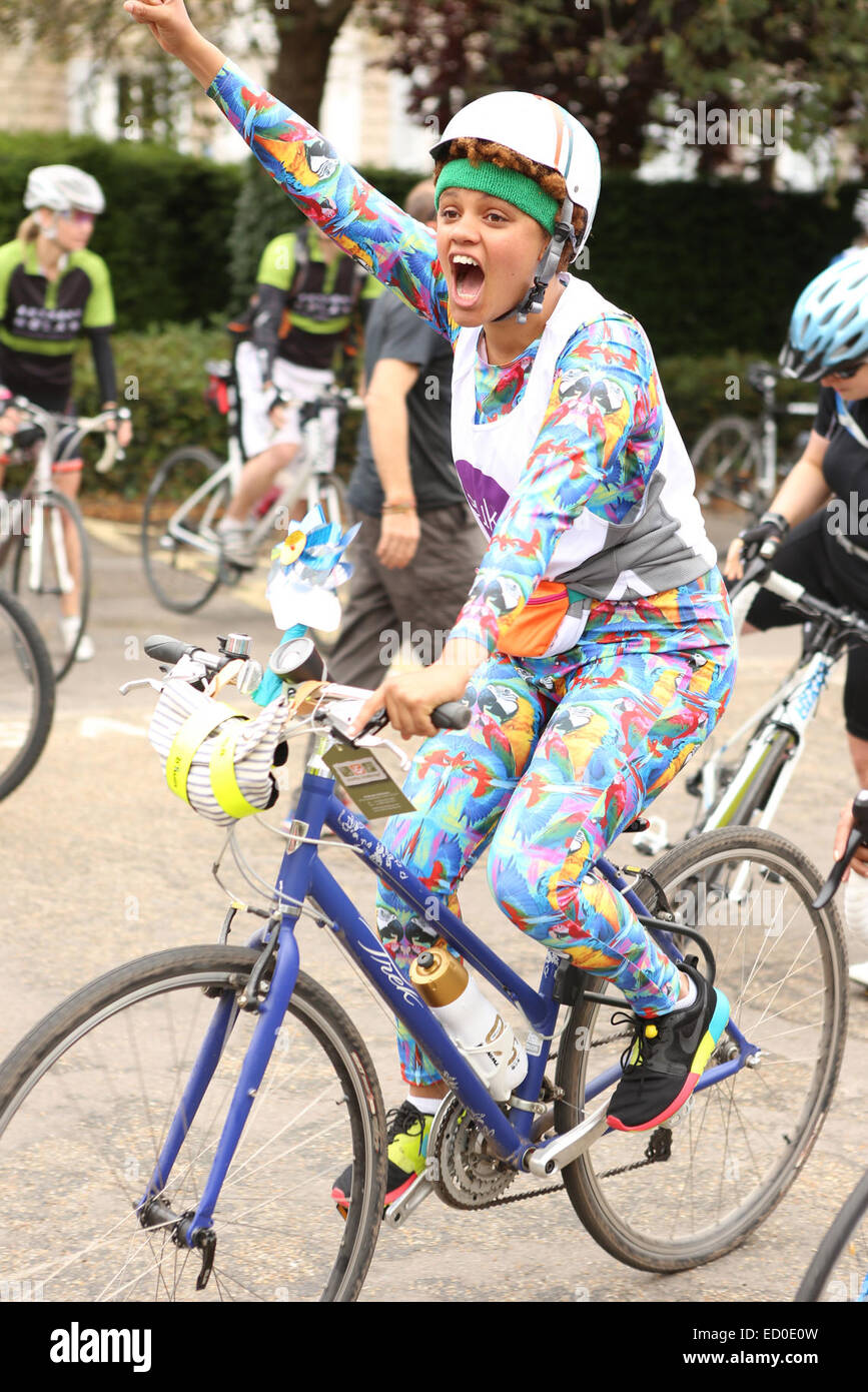 Charity bike ride in aid of organisation which researches the causes