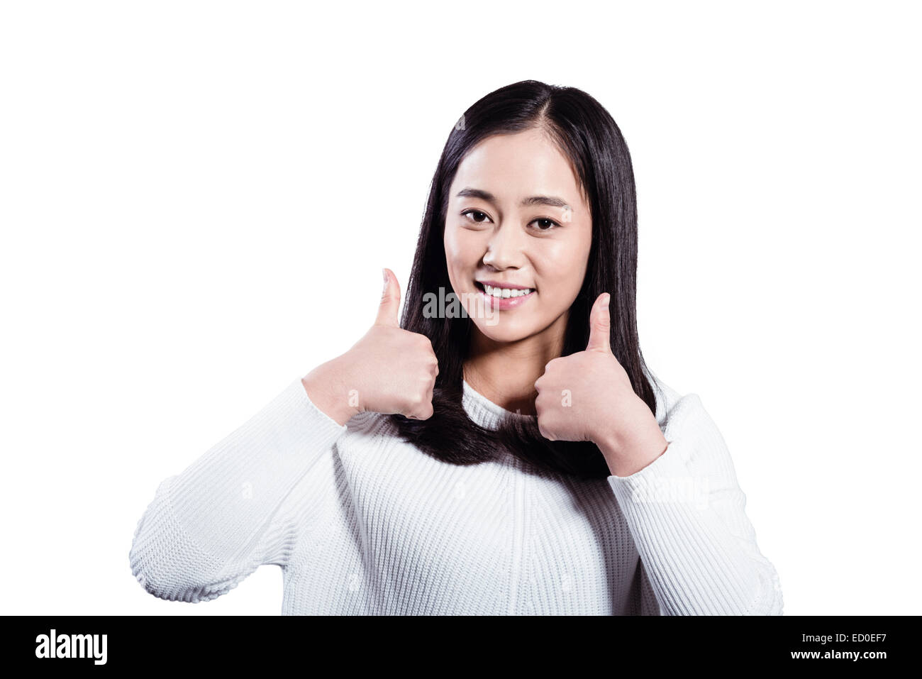 Portrait thumbs up black hi-res stock photography and images - Alamy