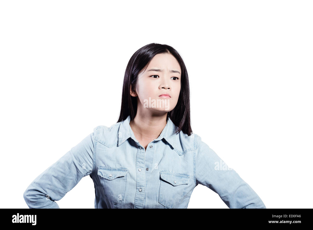 Angry young woman hi-res stock photography and images - Alamy