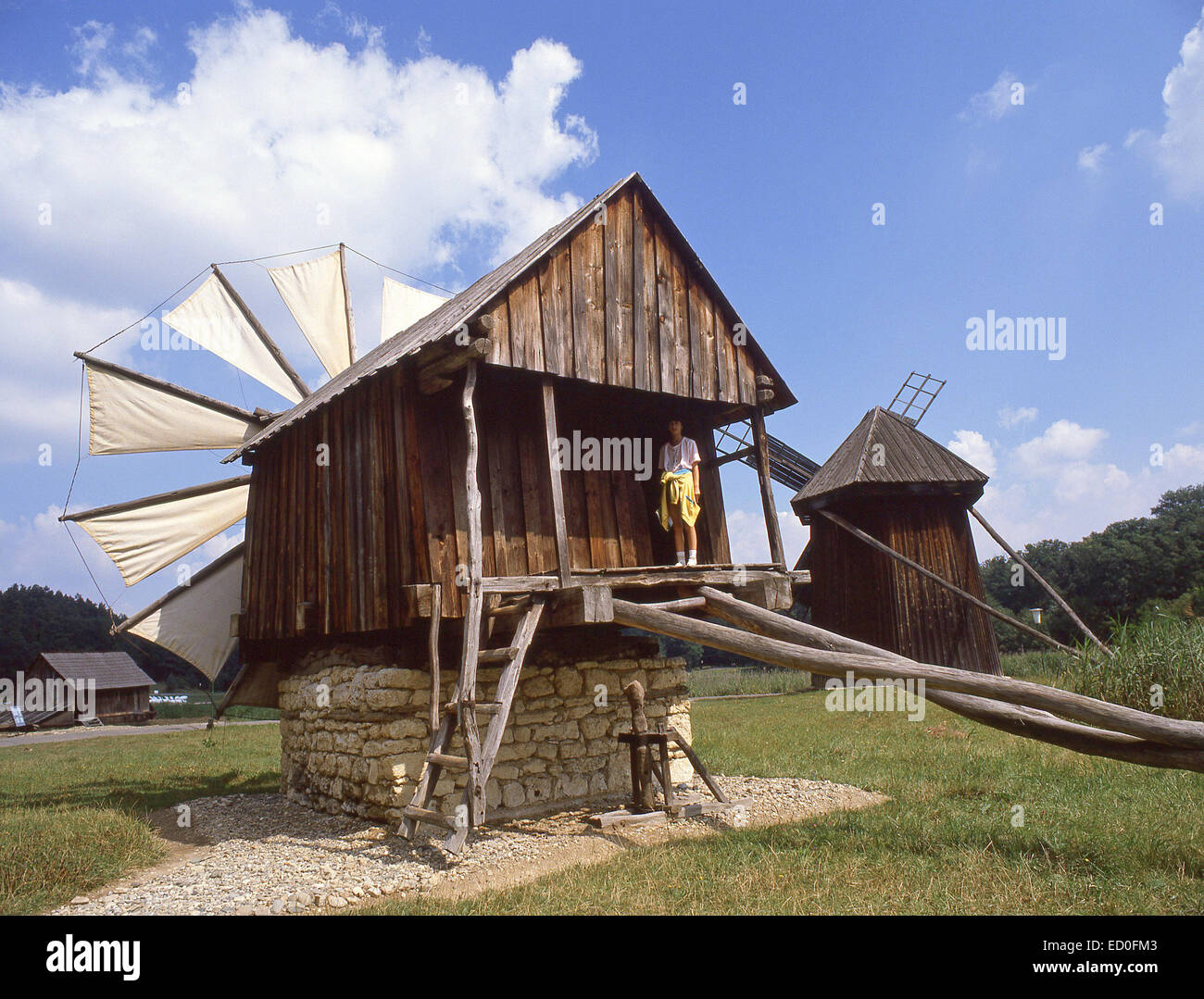 Moinho De Vento Para Dentro De Astra Museum, O Condado De Sibiu, a