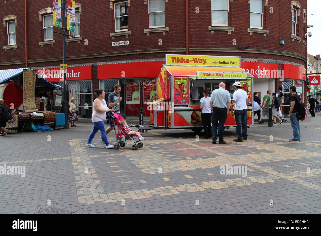 walsall town centre, in Walsall, west midlands, 23rd December 2014