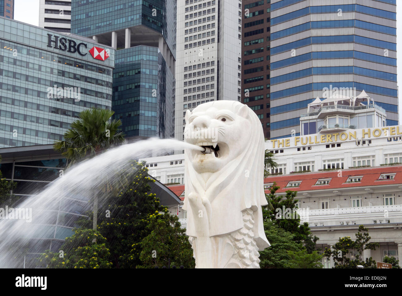 The Lion Fountain, , Merlion Park, Singapore Stock Photo Alamy