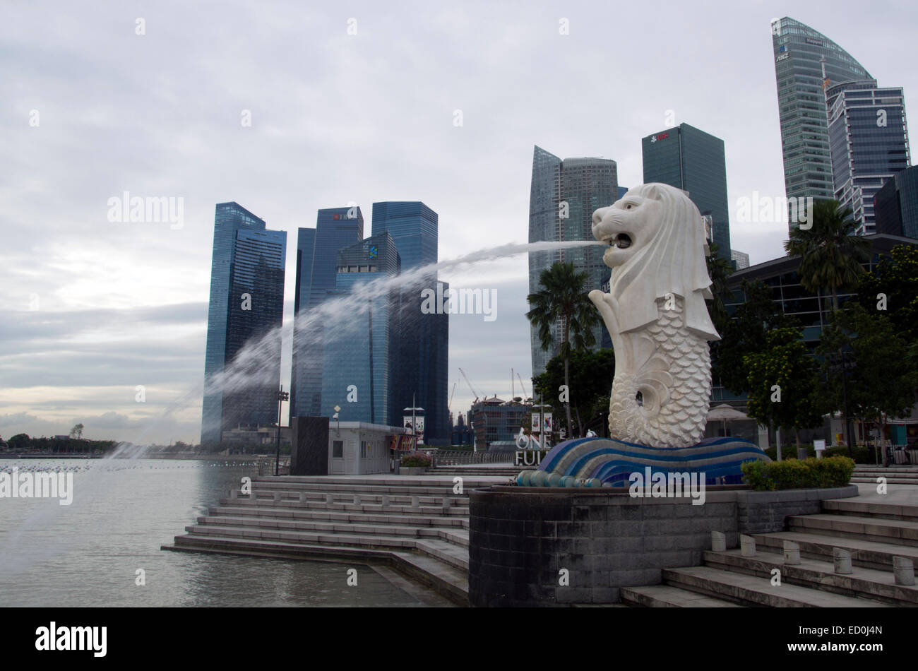 The Lion Fountain, , Merlion Park, Singapore Stock Photo Alamy