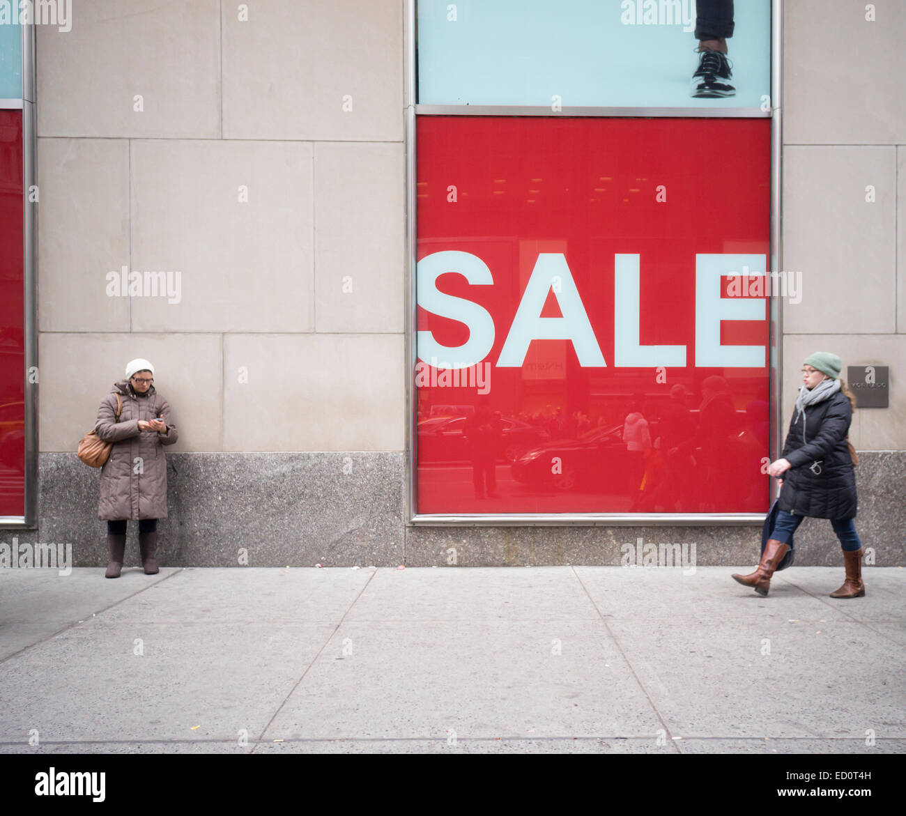 The H&M department store on Fifth Avenue in Midtown Manhattan in New