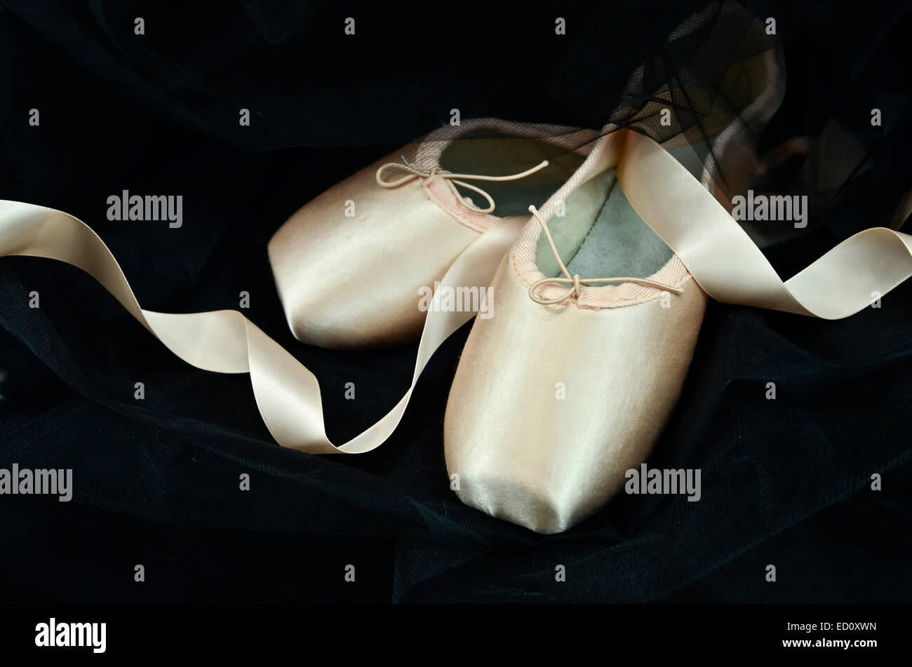 Ballet shoes black hires stock photography and images Alamy