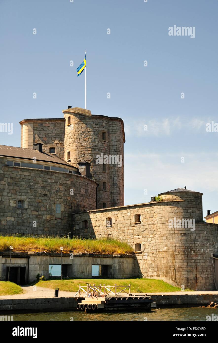 Vaxholm Fortress - Sweden Stock Photo