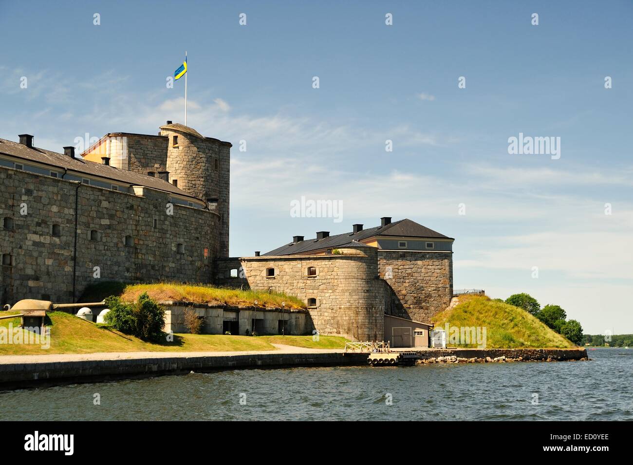 Vaxholm Fortress - Sweden Stock Photo