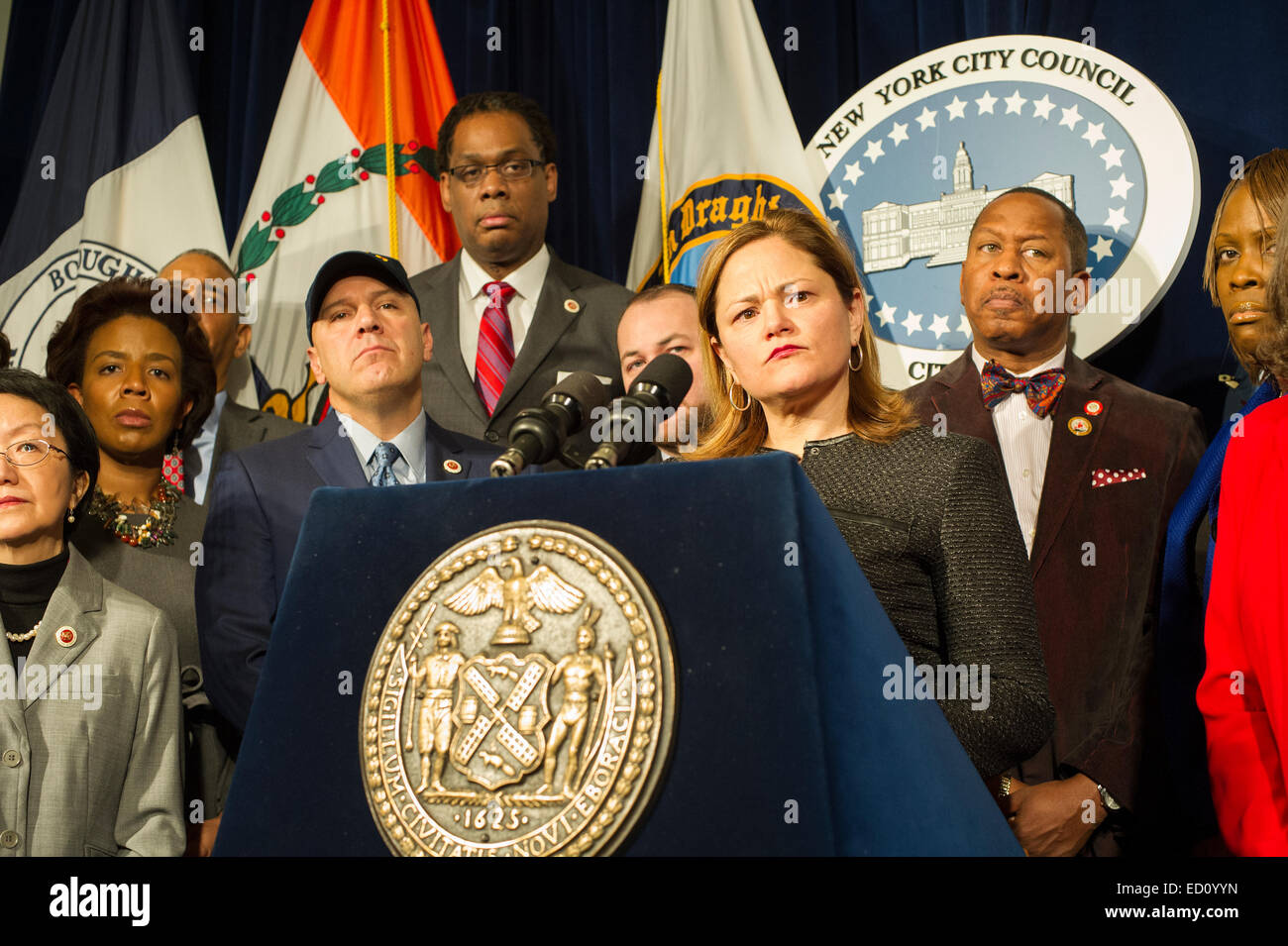 New York City, USA. 23rd Dec, 2014. New York City Council Speaker ...