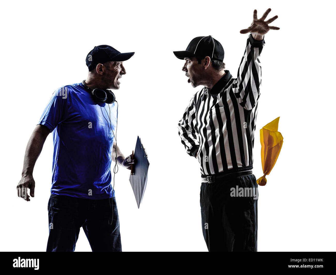 american football referee and coach conflict dispute conflict dispute