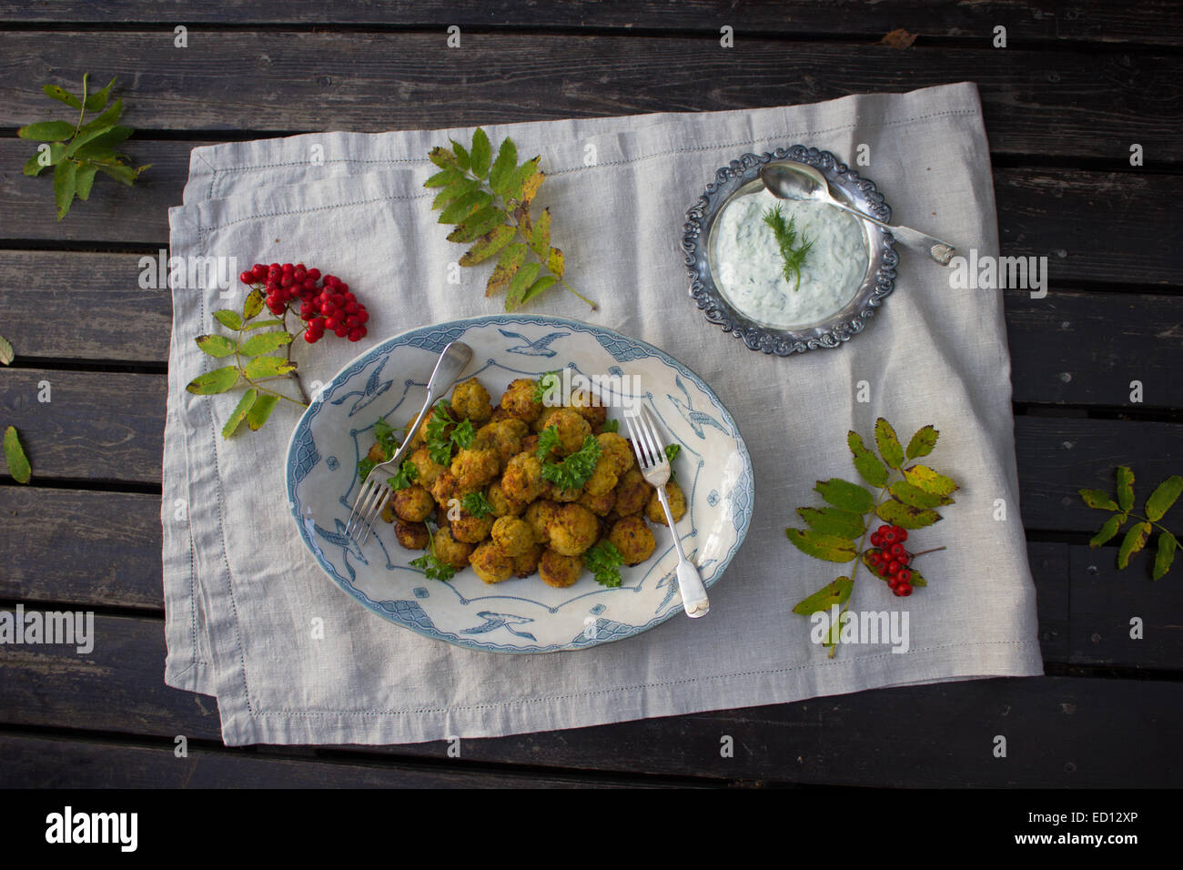 vegetarian broad bean croquettes Stock Photo Alamy