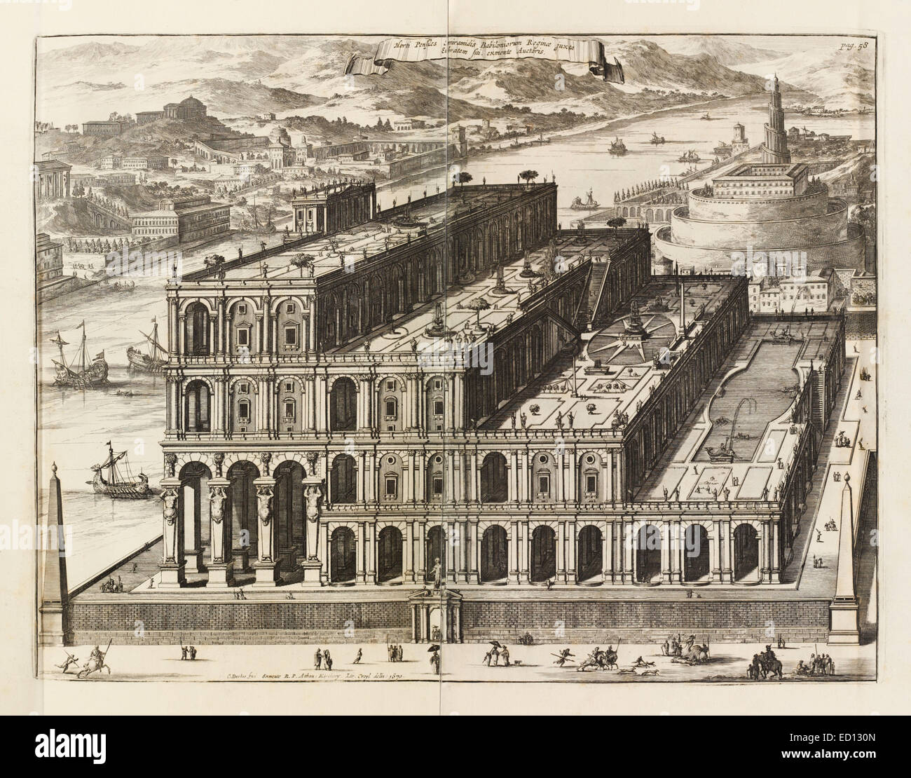 The Hanging Gardens of Babylon. See description for more information