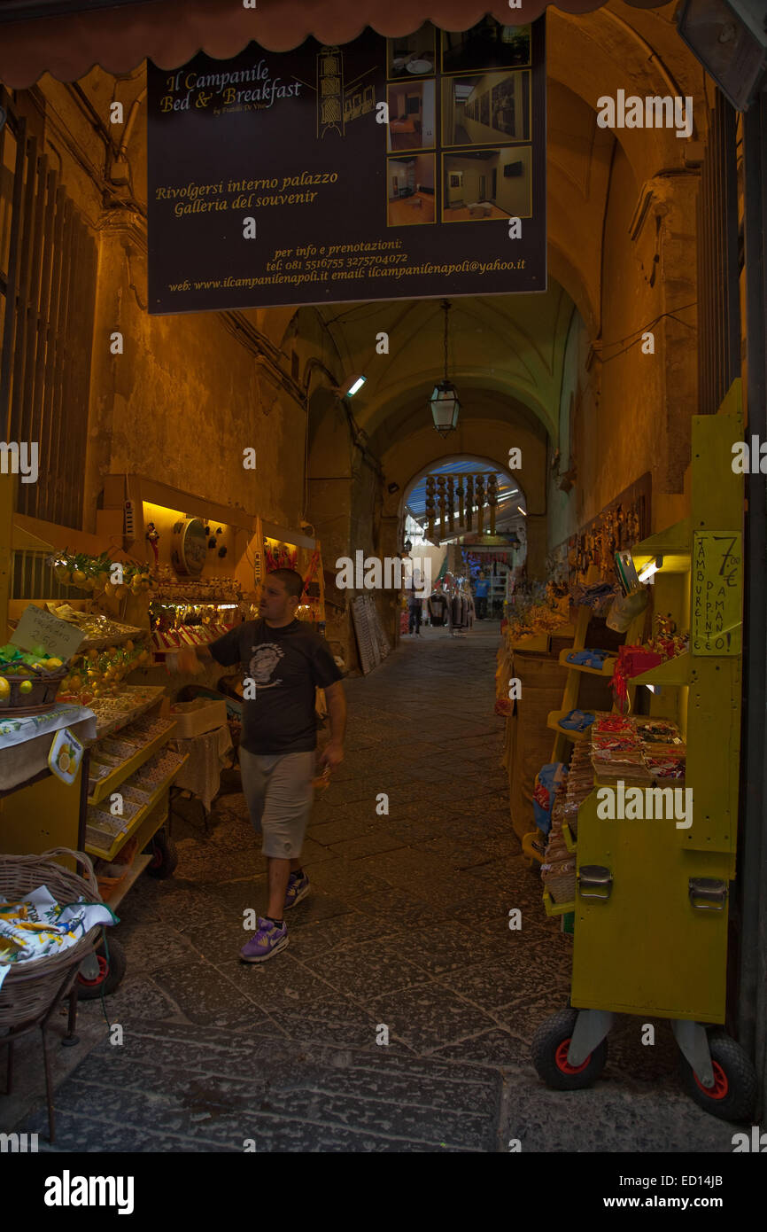 Back streets of Naples,and street markets seem to be everywhere you ...
