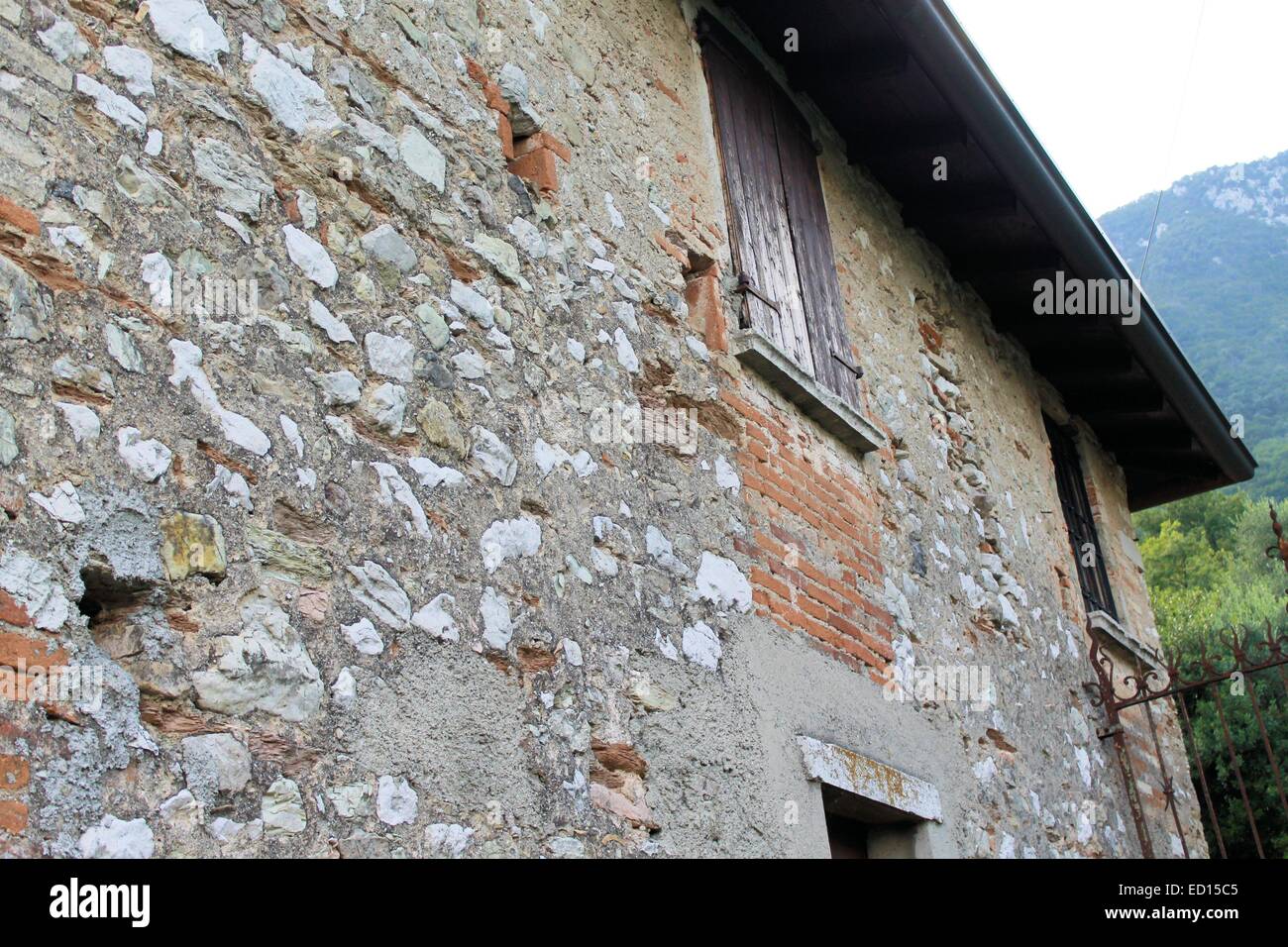 ancient house in northern Italy Stock Photo Alamy