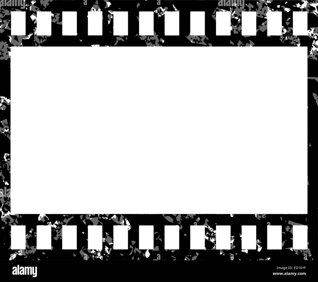 Grunge blank film strip Stock Photo
