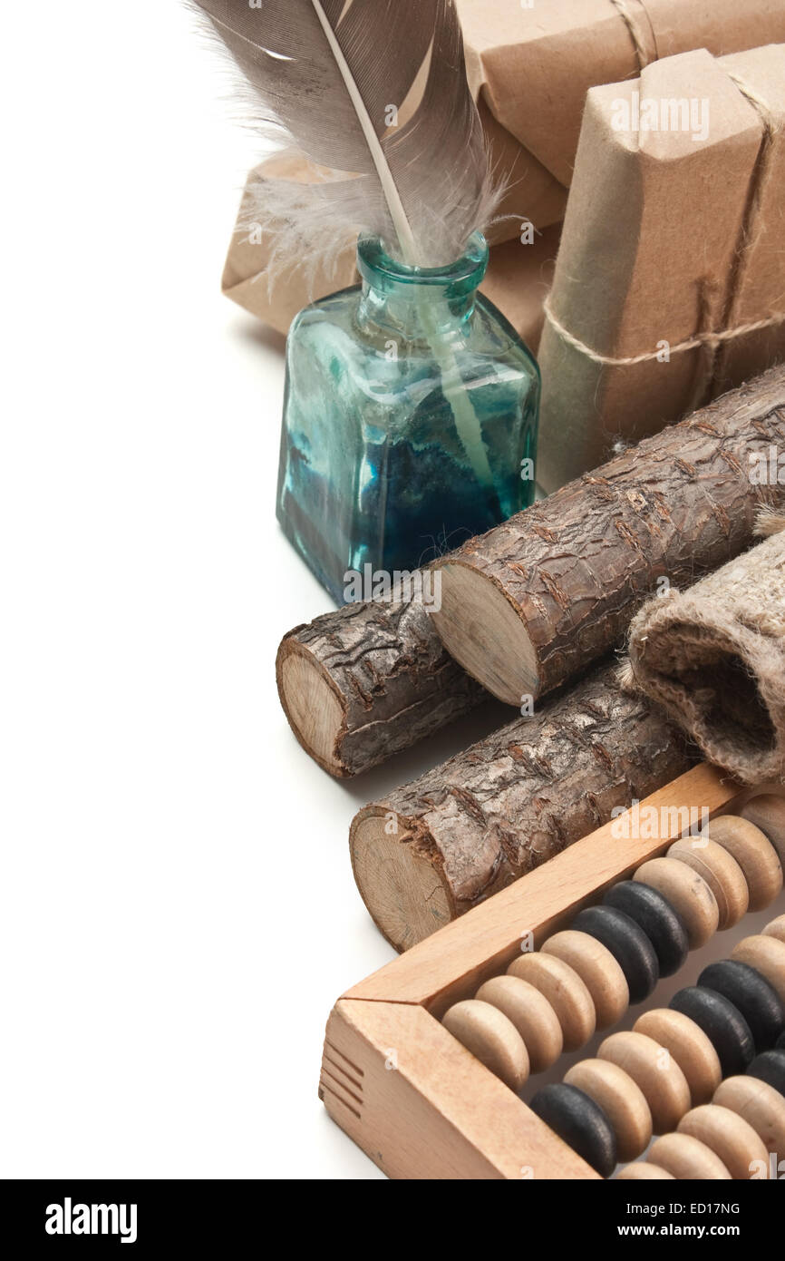 miscellaneous object in cargo office isolated on a white background ...