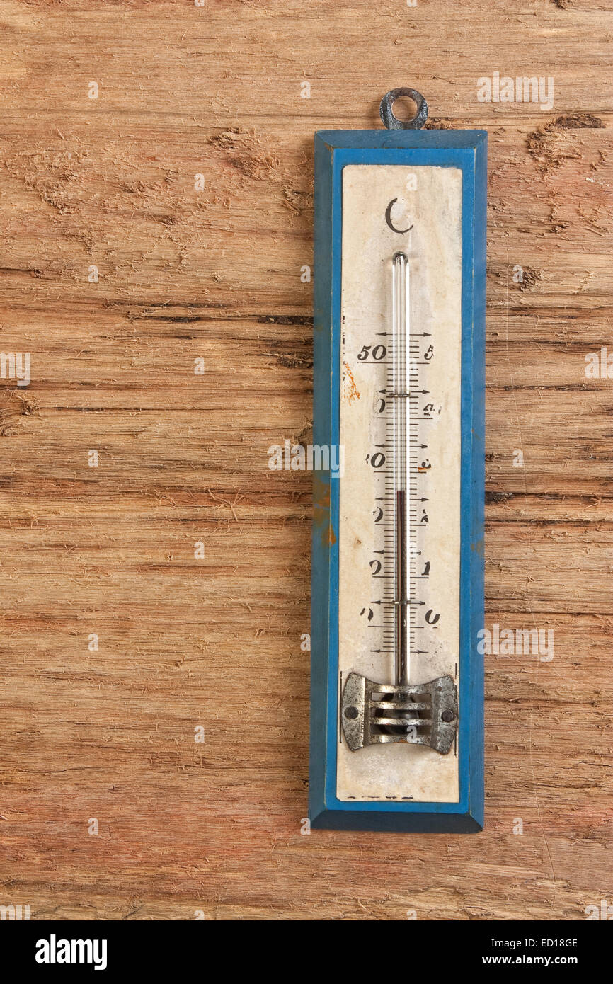 Vintage Granite Desktop Thermometer, Made in England, Celsius