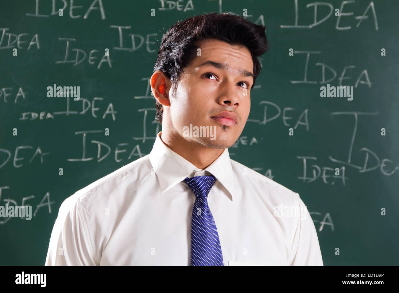 1 indian College Student Business Man Stock Photo