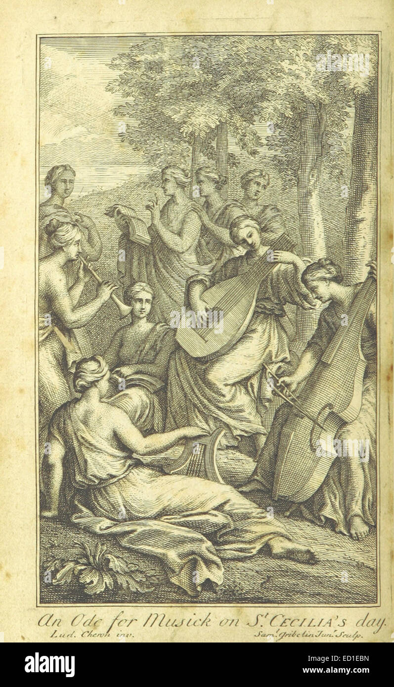 A poem written by Alexander Pope in 1722, 'Ode for Musick on St ...