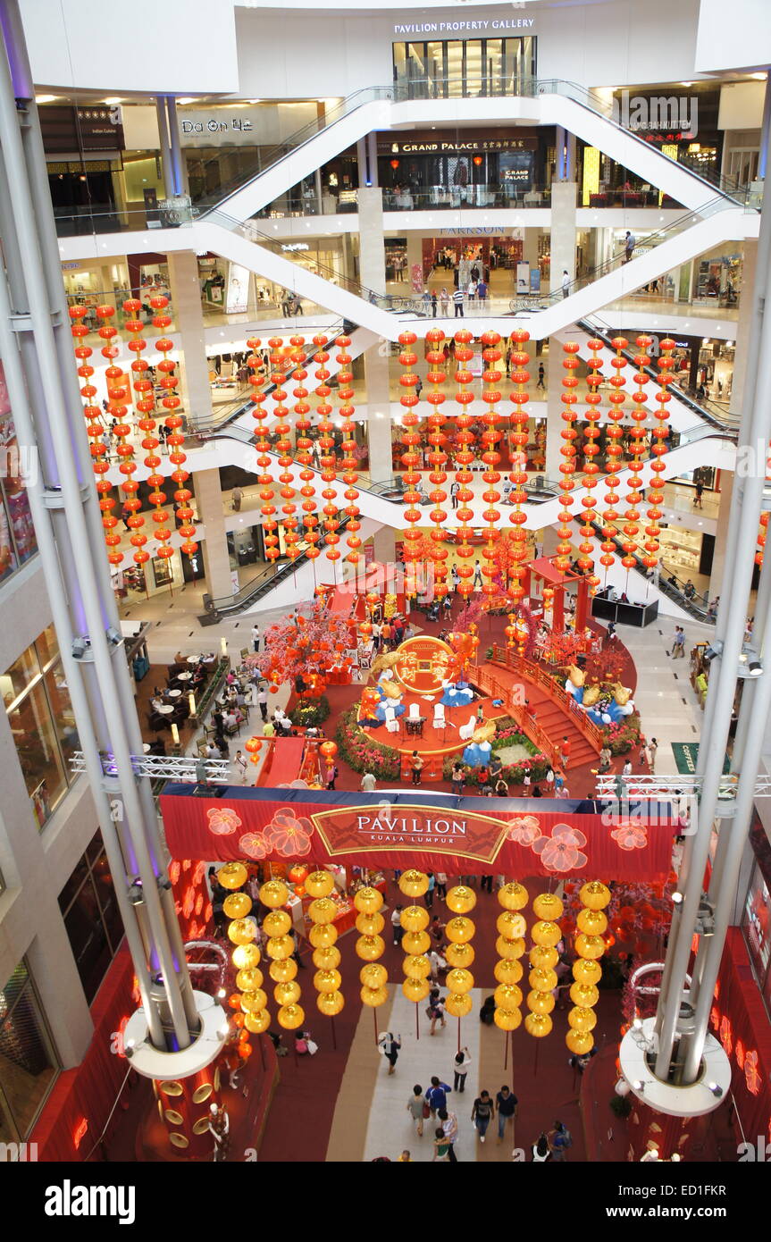 chinese new year decoration of shopping mall in Malaysia Stock Photo - Alamy