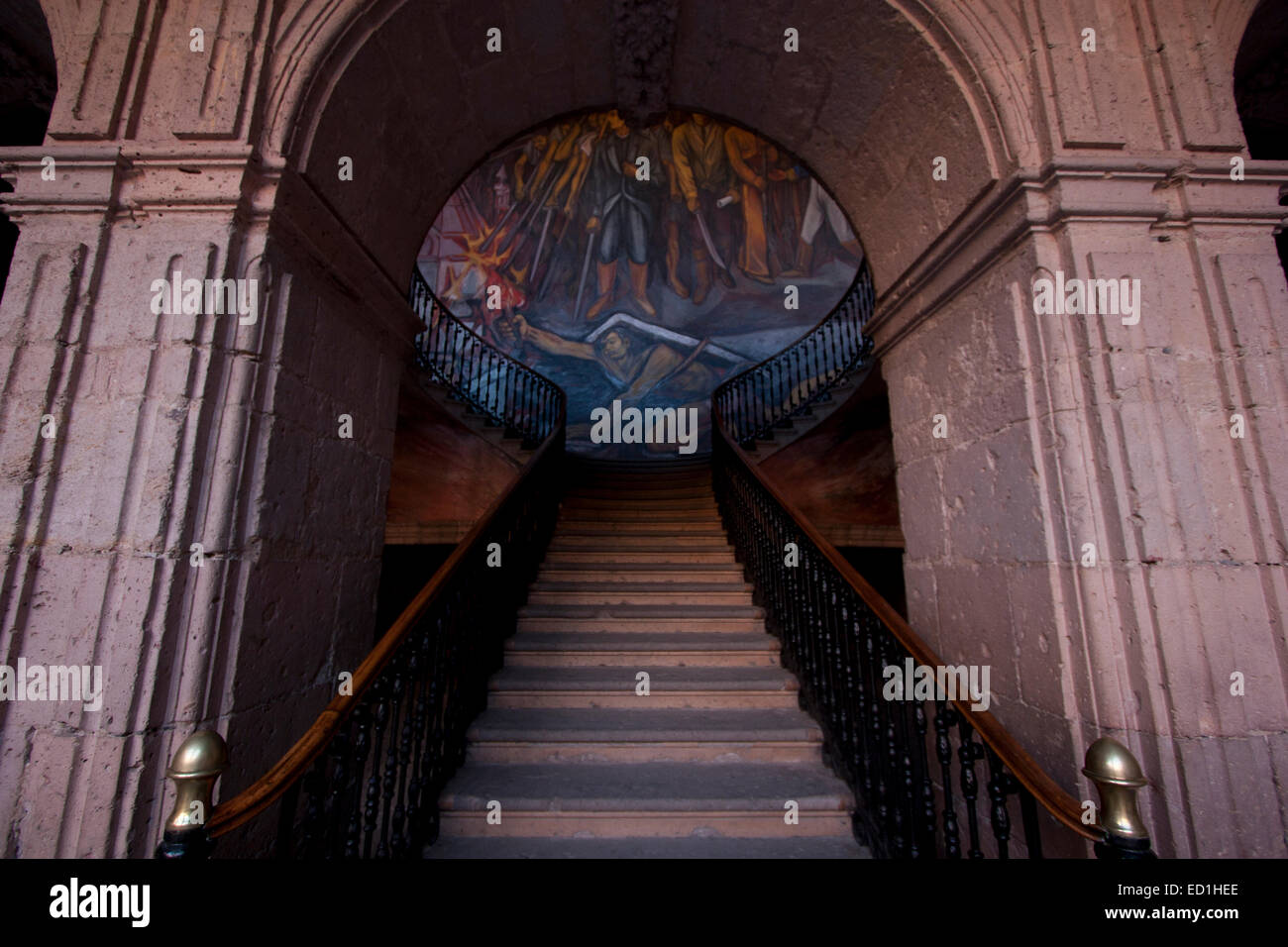 Mural, Palacio de Gobierno, Morelia, Michoacan, Mexico Stock Photo Alamy