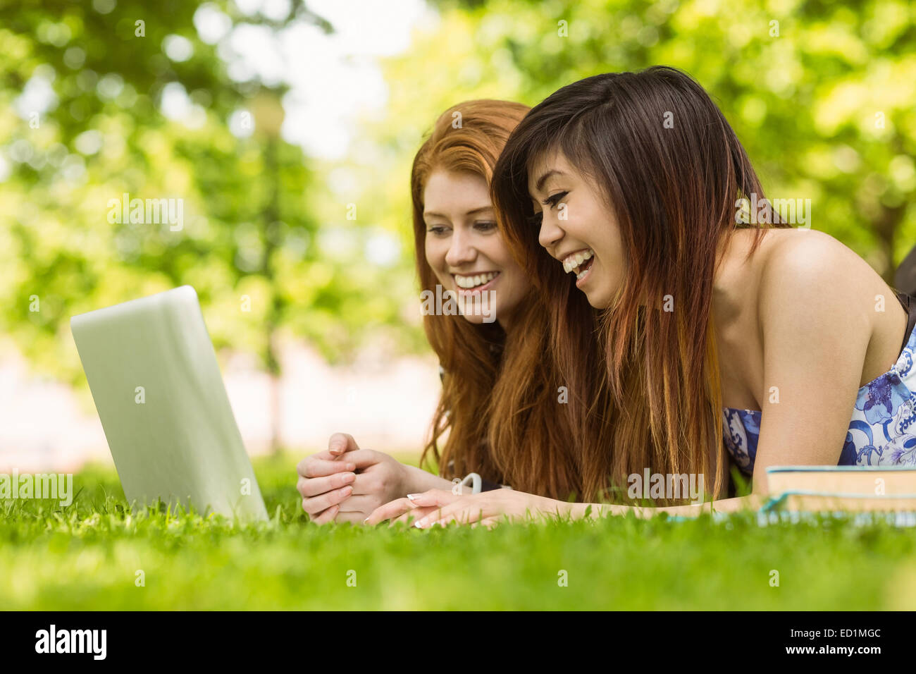 Happy relaxed park hi-res stock photography and images - Alamy