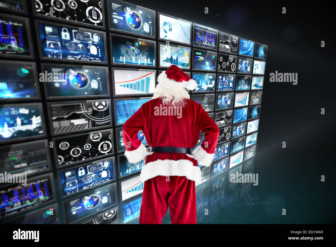 Composite image of santa claus Stock Photo - Alamy