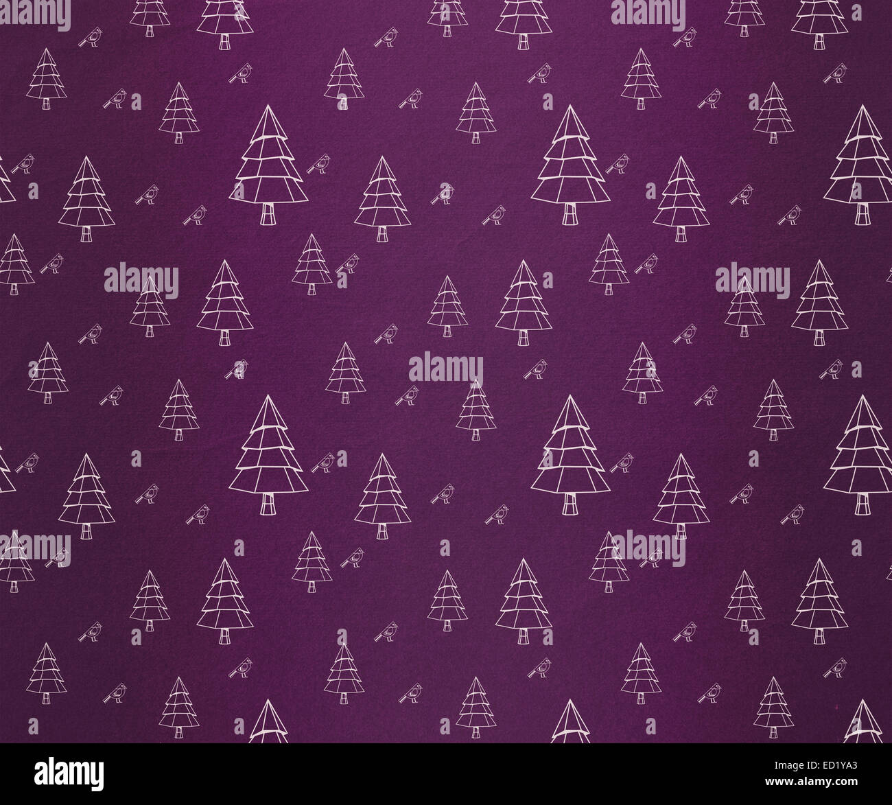Christmas tree pattern wallpaper Stock Photo - Alamy