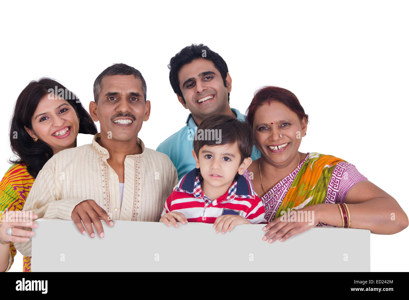 Indian group grand parents joint hires stock photography and images