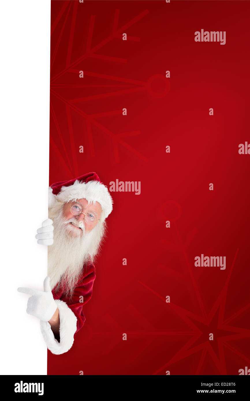 Composite image of santa claus showing Stock Photo - Alamy
