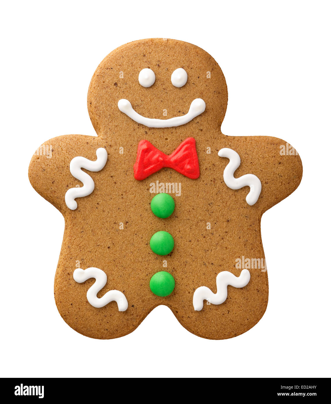 Happy Gingerbread Man Stock Photo