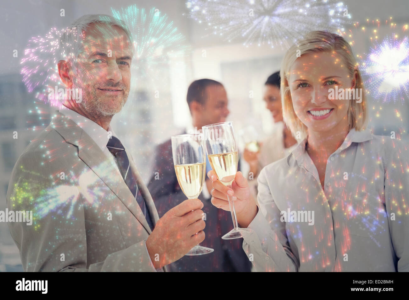 Business celebrating happy team hi-res stock photography and images - Alamy