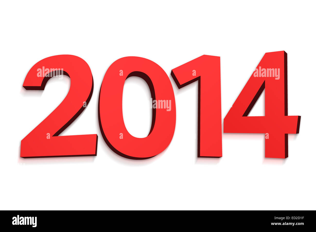 2014 in red letters hi-res stock photography and images - Alamy