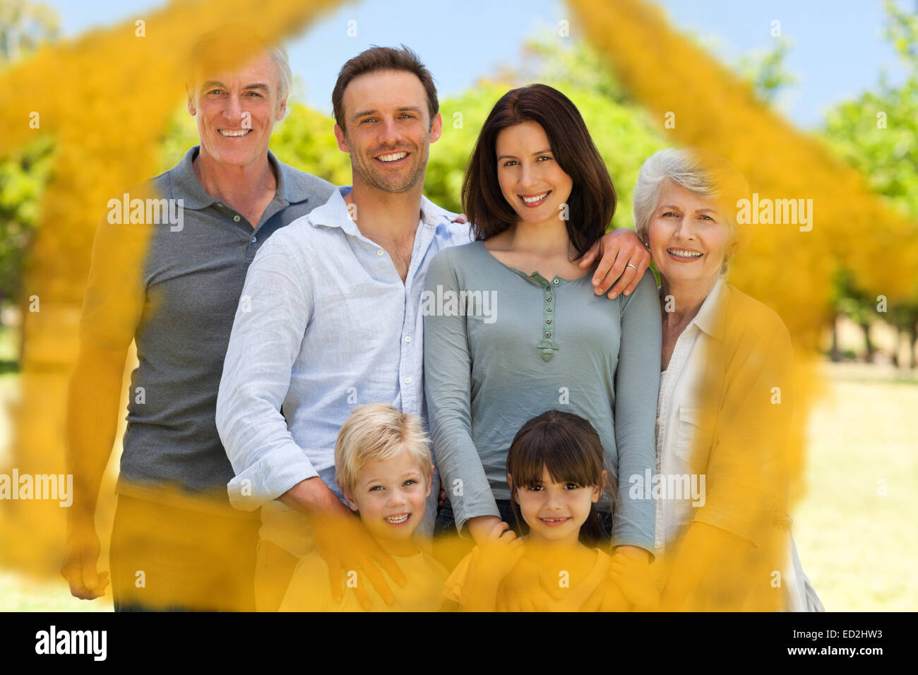 Family standing outside their house hi-res stock photography and images ...