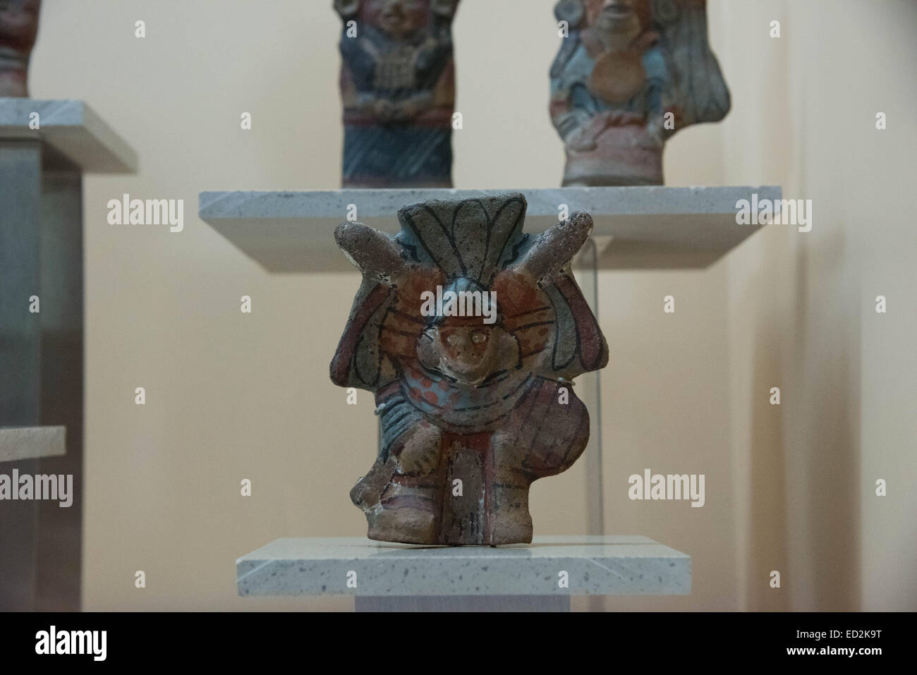 The National Museum of Anthropology,Mexico city,Mexico Culture of Toltecs Stock Photo