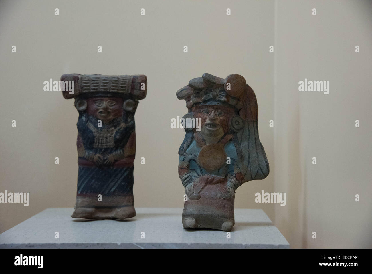 The National Museum of Anthropology,Mexico city,Mexico Culture of Toltecs Stock Photo