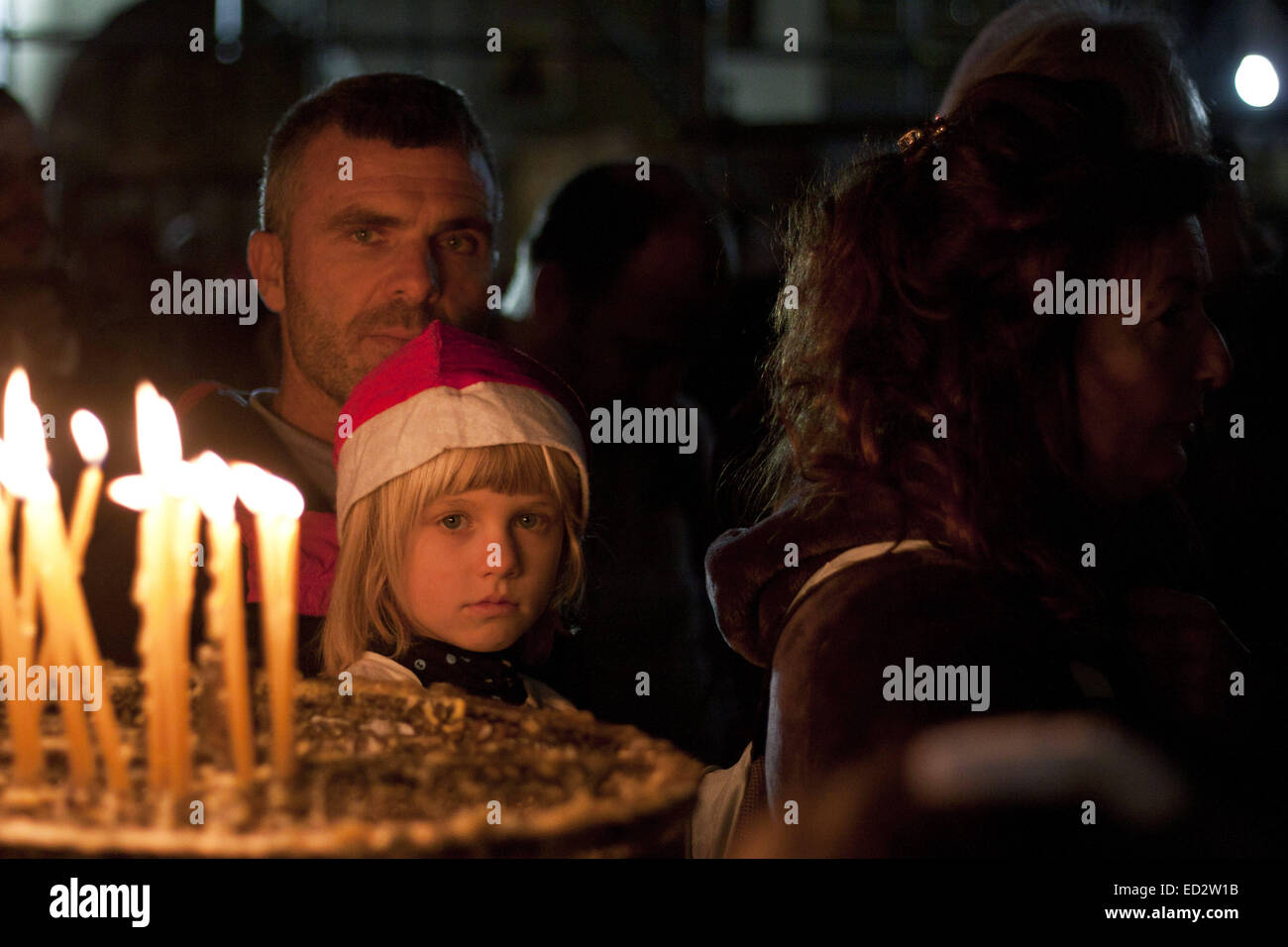 Christmas pilgrims to bethlehem