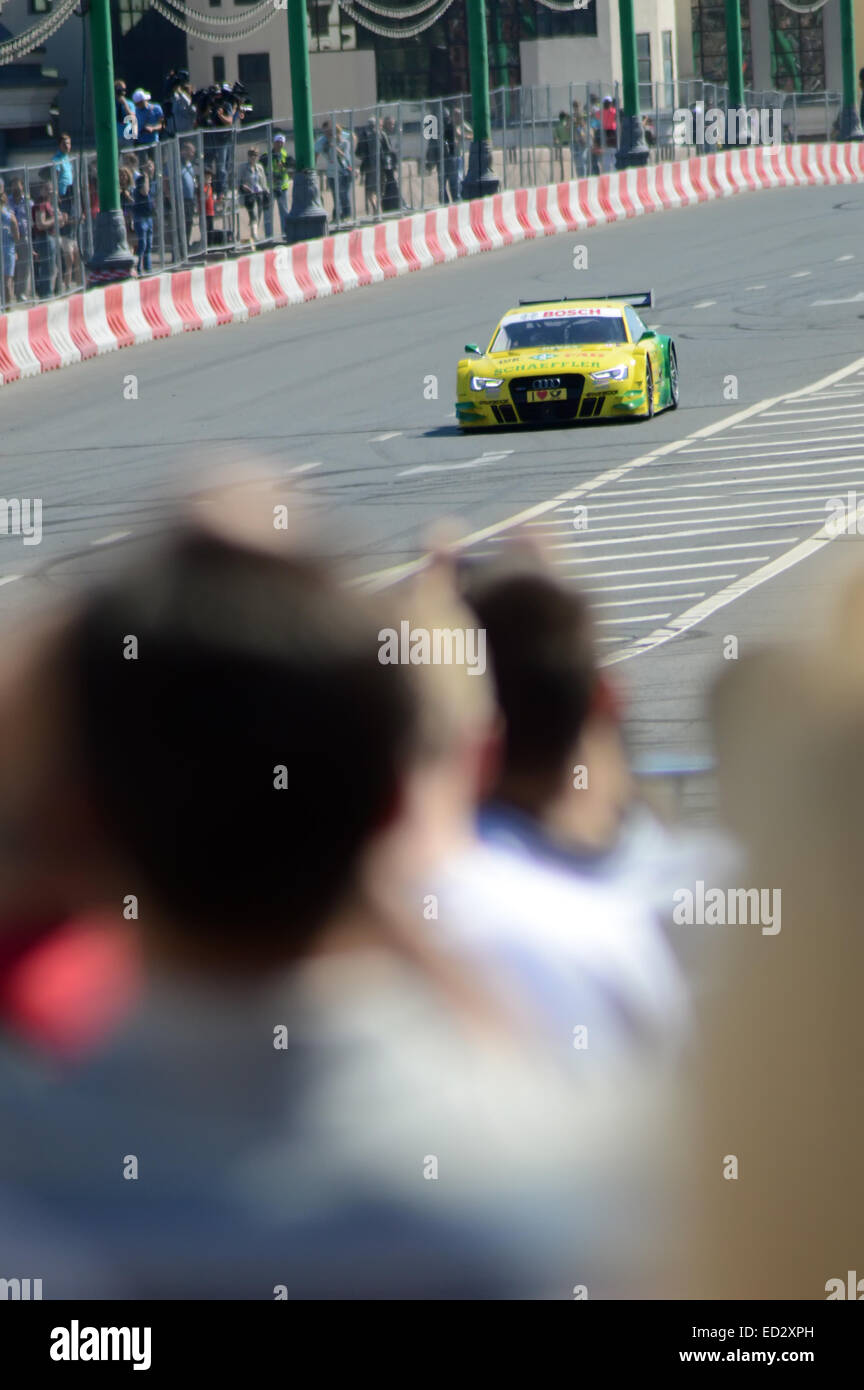 Close-up of a Race Car Drifting at a Race Track · Free Stock Photo