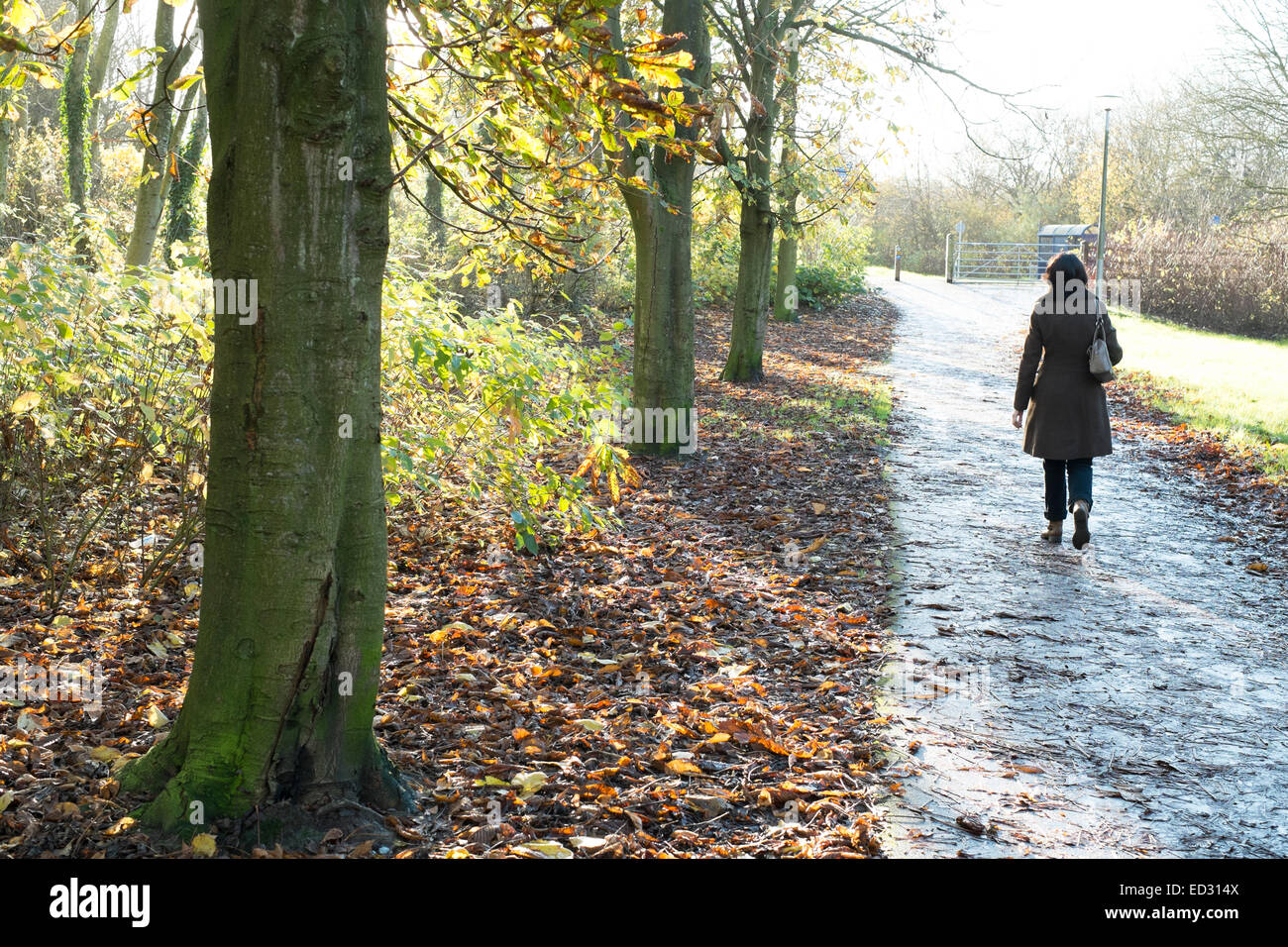 Woman walking alone hires stock photography and images Alamy