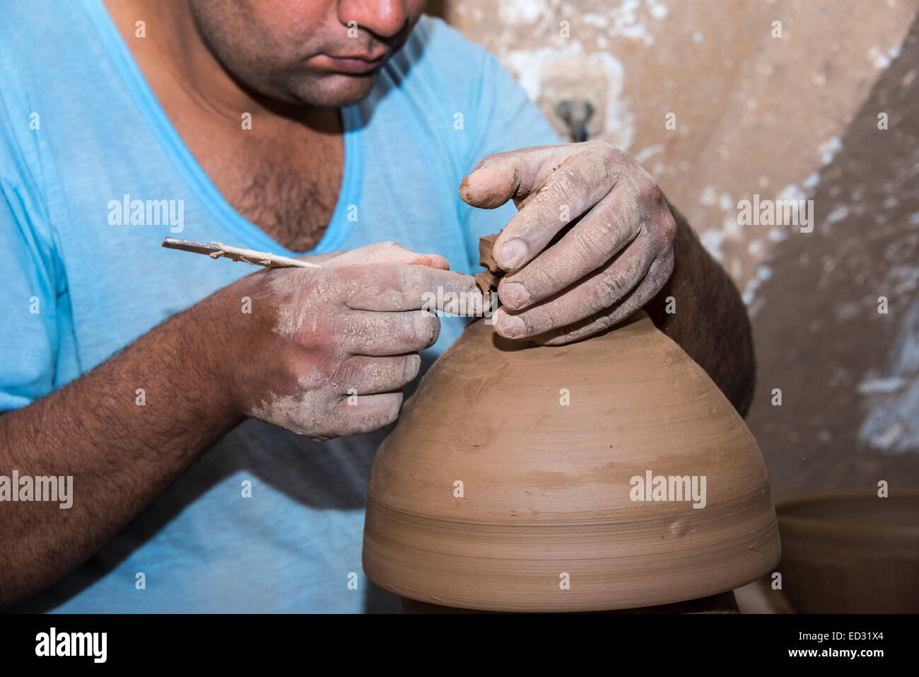 Pottery, Meybod, Iran Stock Photo