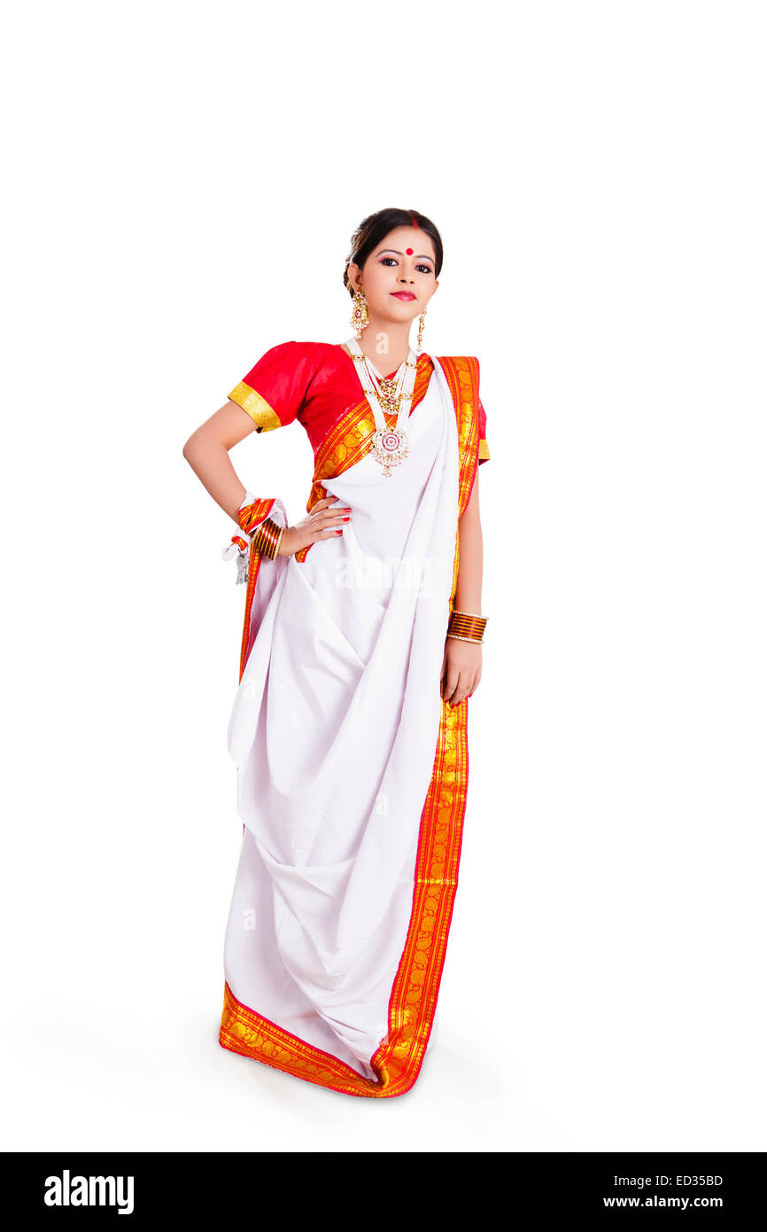 1 South  indian Housewife lady pose Stock Photo