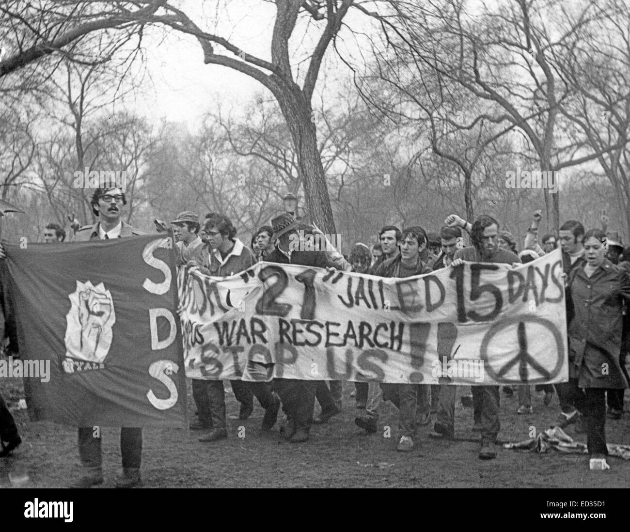 demonstration New York City 1960s Stock Photo