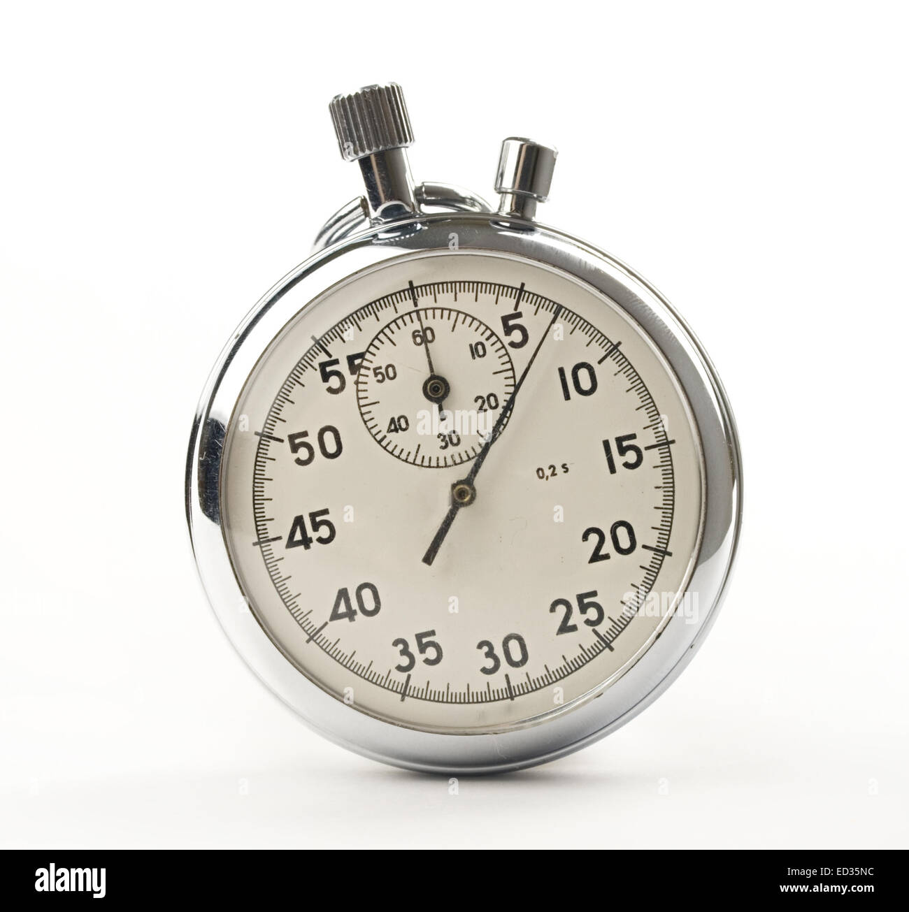 Stopwatch isolated on white Stock Photo - Alamy